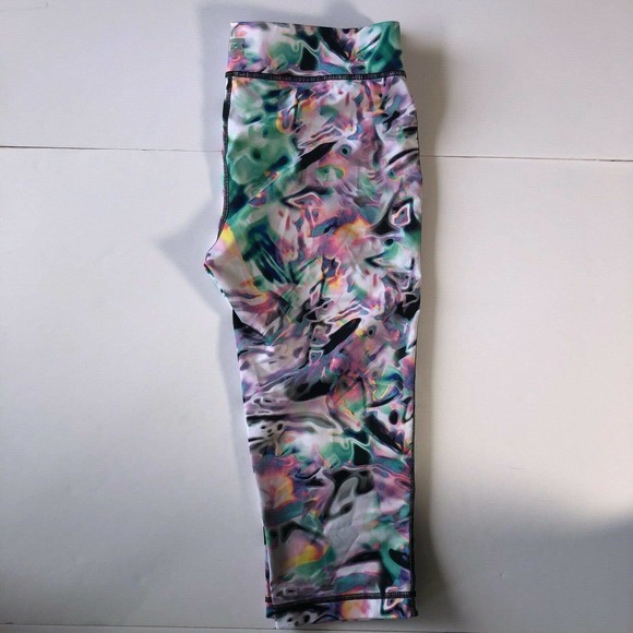 Fila Sport Girls Colored Swirl Gym Pants Sz‎ Small - Picture 3 of 8